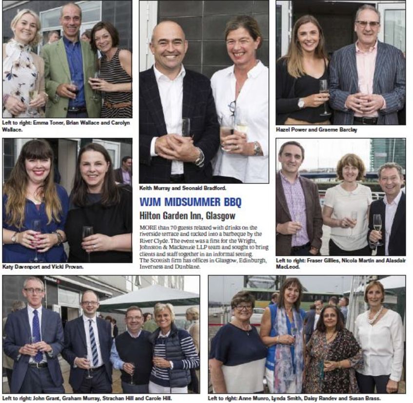 WJM SUMMER BBQ IN THE HERALD 