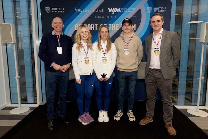 Wright, Johnston & Mackenzie and Irwin Mitchell Celebrate Partnership With Star-studded British Athletics Event